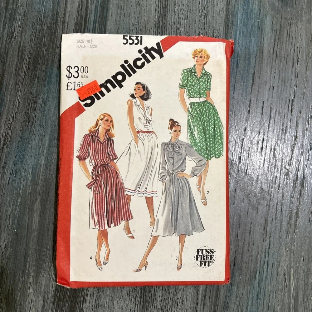 VTG Simplicity Sewing Patterns Qty 20 (70s & 80s) Uncut NOS Women's Dresses NEW